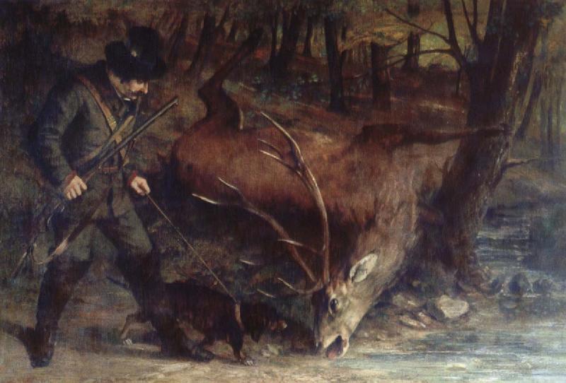 Gustave Courbet The German Huntsman China oil painting art